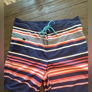Vineyard Vines Americana Striped Board Shorts Men's Size 33